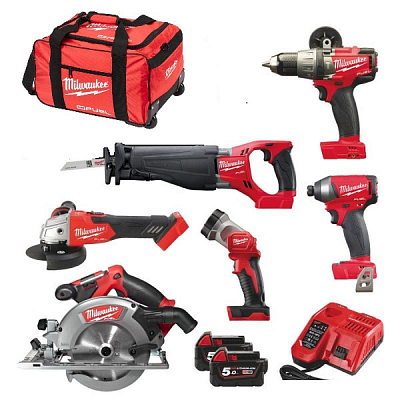 Набор инструментов Milwaukee M18 FUEL FPP6A-502B 4933451243