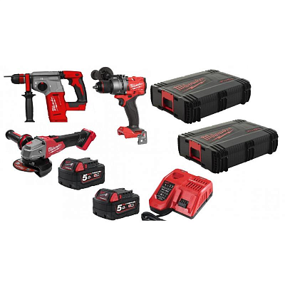 Набор инструментов Milwaukee M18 FSET2B-502X Set Power Pack IN2 4933459034