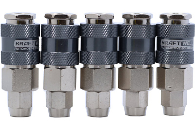 БРС KraftWell мама для шланга 5x8 мм, 5 шт KRW-QC0508F-5
