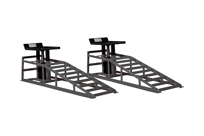 Гидравлическая заездная рампа KraftWell г/п 2000 кг, 2 шт KRWCR2