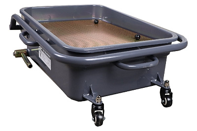 Емкость для сбора отработанного масла, объем 65 л, на колесах, объем ванны 65 л KraftWell KRW1851