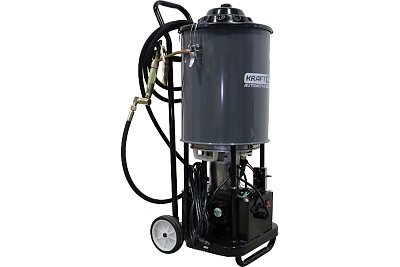 Нагнетатель солидола мобильный с электроприводом KraftWell 220В KRW1798.EN
