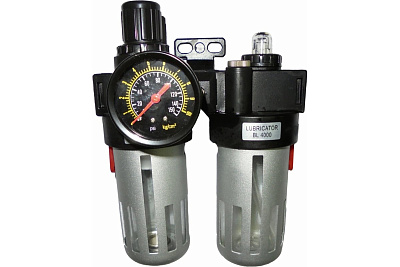 Фильтр-редуктор-лубрикатор 1/4" KraftWell KRW1771.2A14