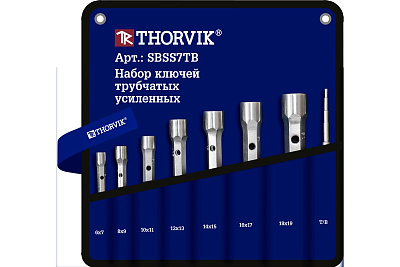 Набор усиленных трубчатых ключей THORVIK SBSS7TB в сумке, 6-19 мм, 7 предметов 053794