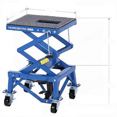 Мотоподъемник подкатной, 136 кг NORDBERG N3T150