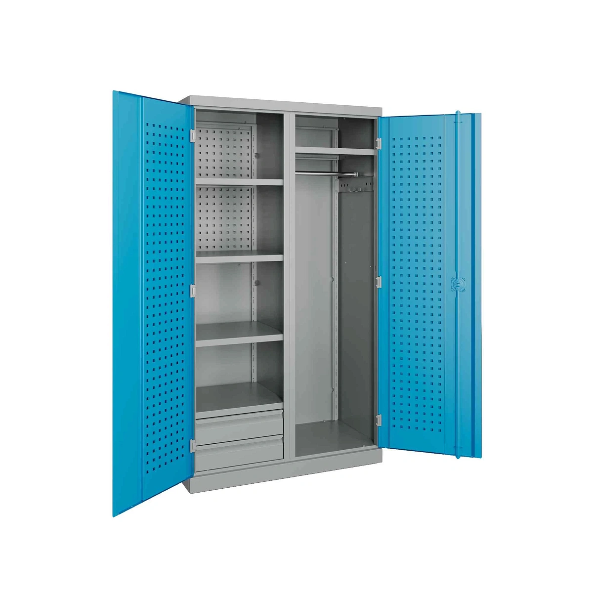 Шкаф металлический инструментальный 1800x1000x500 мм, TNC 182.2B.5S-1C фото 1