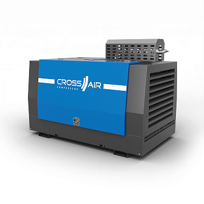 Дизельный стационарный компрессор CrossAir Borey180-10BZD с осушителем и ПЖД