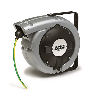 Катушка кабельная 16+2 метра, 380 В, кабель 4 жилы, алюминиевый корпус, ZECA 6181/PRC RNF