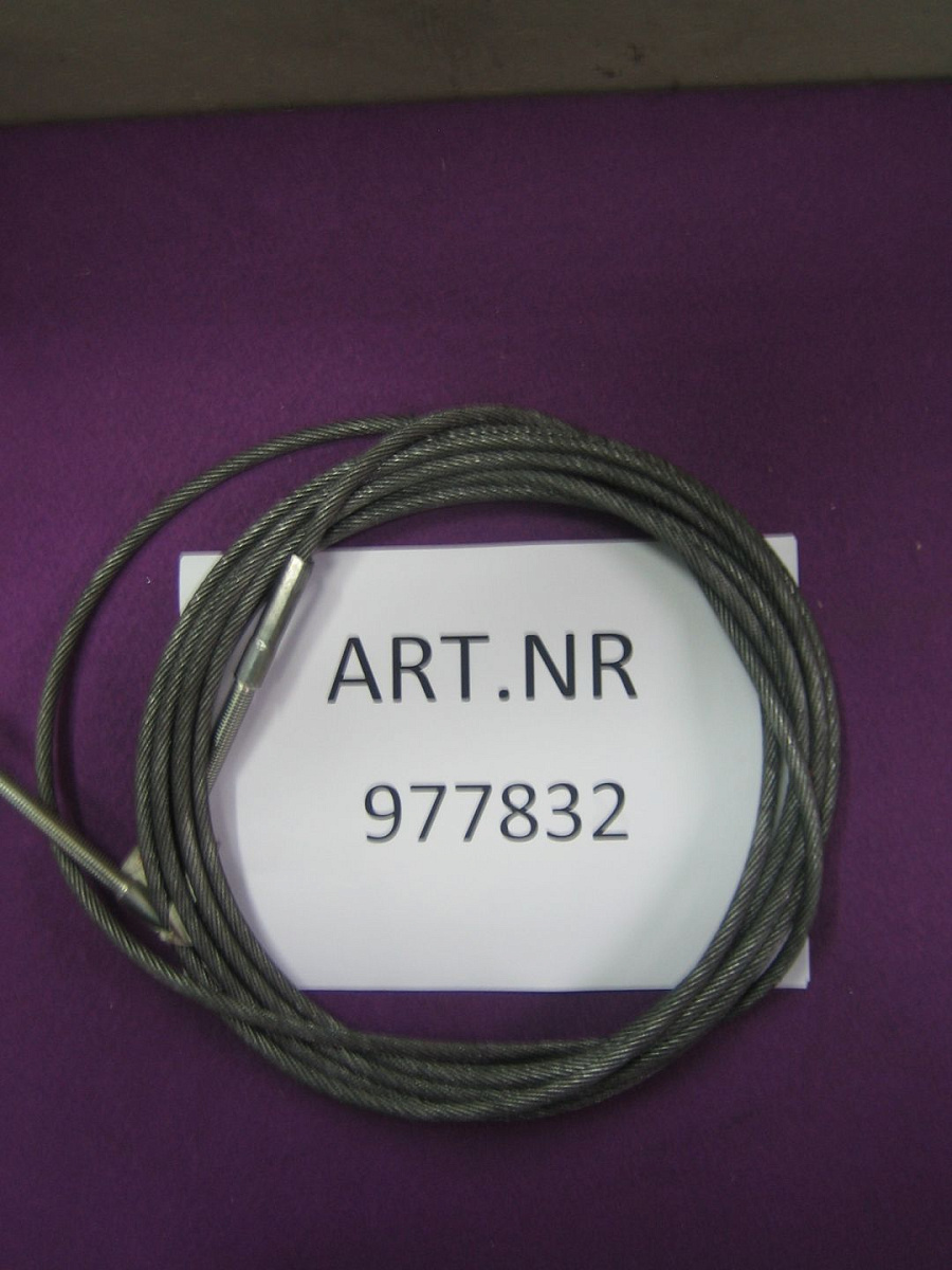 Трос №3 09х03160 мм, с наконечником 2х M12x120, 4.40 H 4400 мм Nussbaum 977832 фото 1