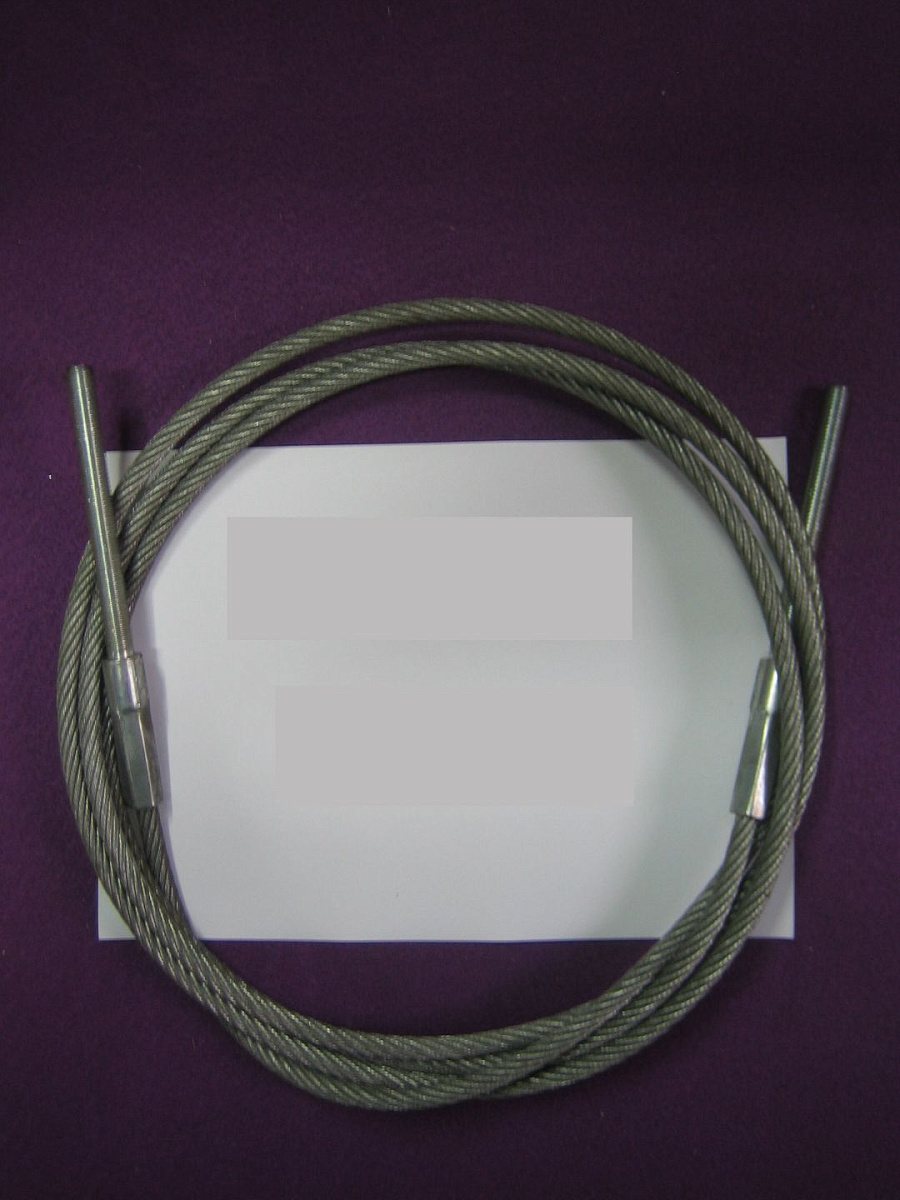 Трос №2 09х03160 мм, с наконечником 2х M12x120, 4.40 H 4800 мм Nussbaum 977836 фото 1