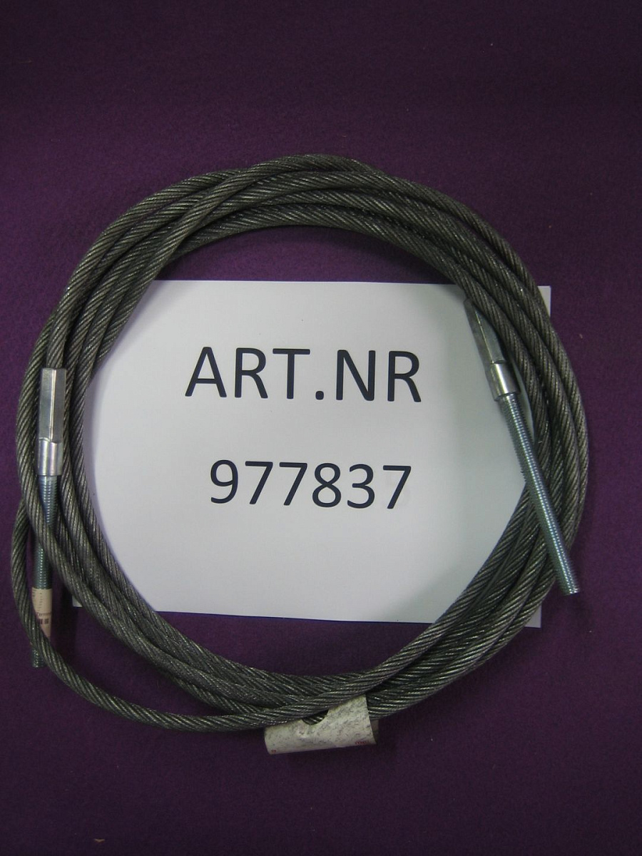 Трос №3 09х03160 мм, с наконечником 2х M12x120, 4.40 H 4800 мм Nussbaum 977837 фото 1