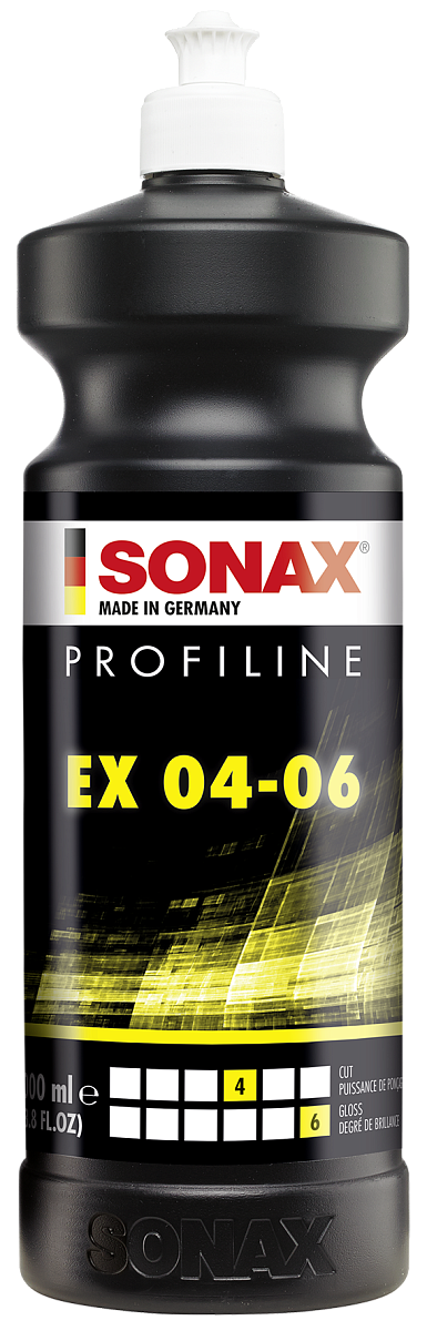 242300 SONAX ProfiLine EX 04-06 Антиголограмный полироль для орбитальных машинок фото 1