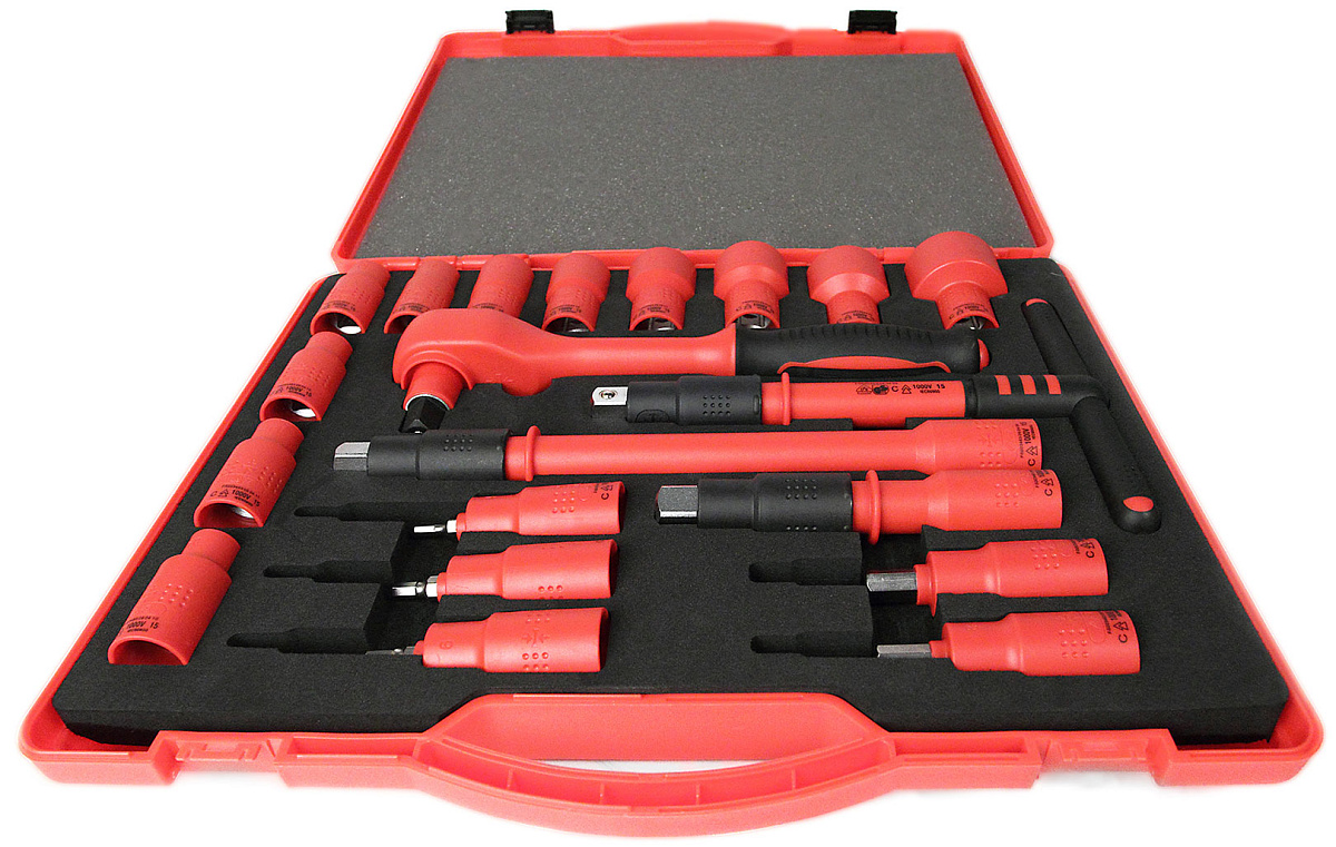 Набор диэлектрических инструментов 1/2" VDE 1000V Licota VDB-SK103 фото 2