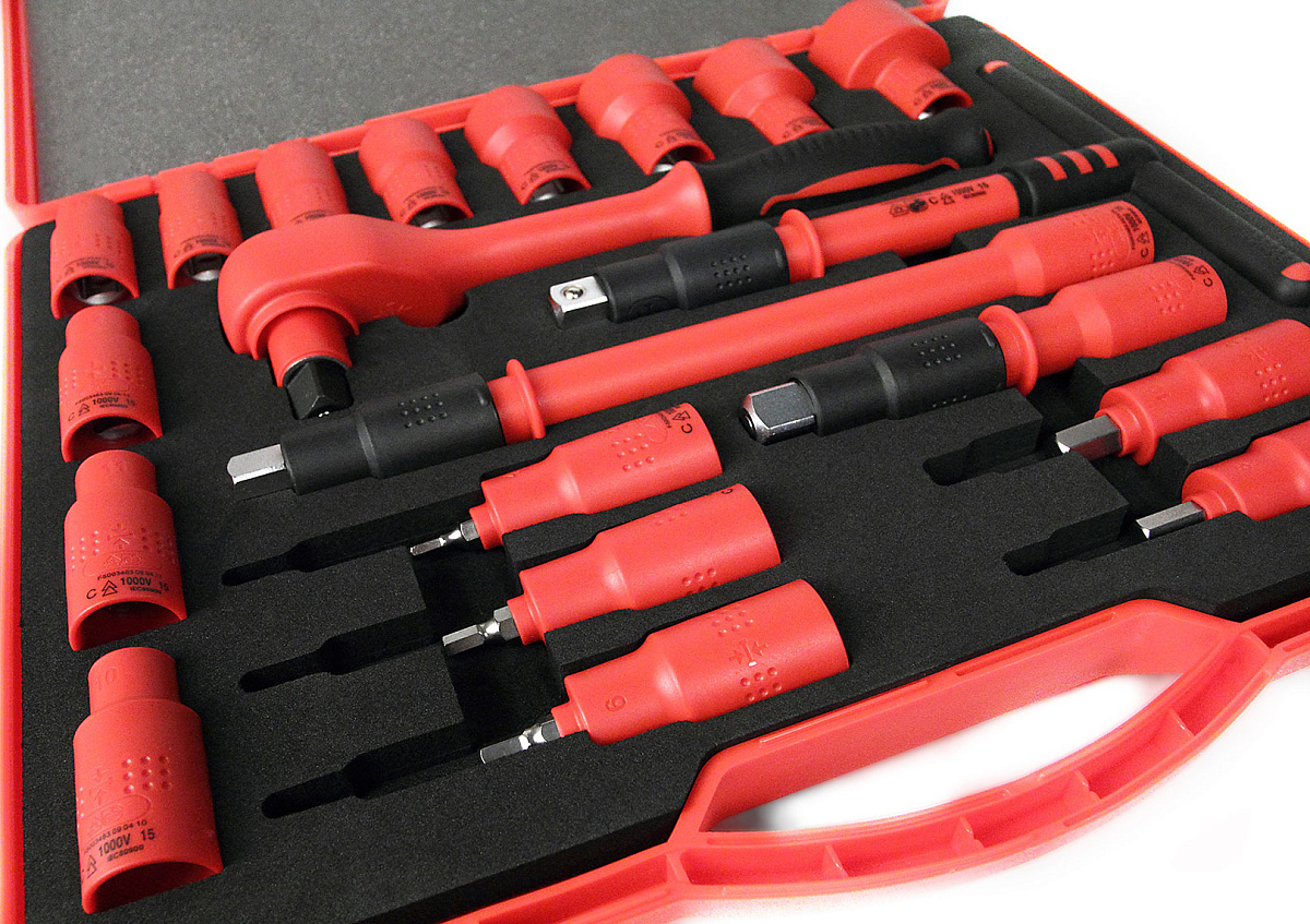 Набор диэлектрических инструментов 1/2" VDE 1000V Licota VDB-SK103 фото 4