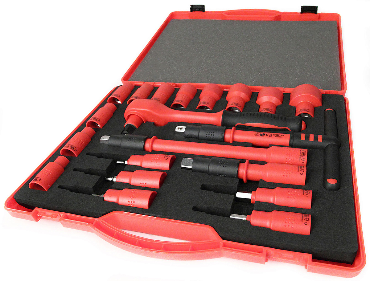 Набор диэлектрических инструментов 1/2" VDE 1000V Licota VDB-SK103 фото 5