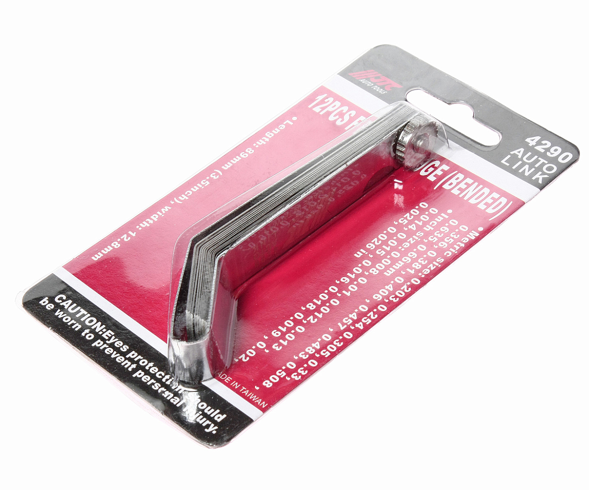 Набор щупов 0.203-0.66мм (0.008"-0.026") изогнутых для установки зазора 12шт. JTC фото 3