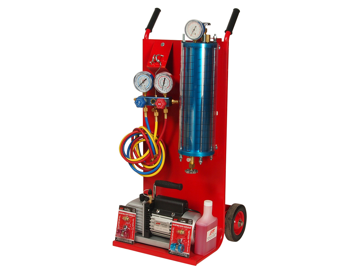 Устройство для заправки автокондиционера хладагентом R-134а JTC-1224 фото 1