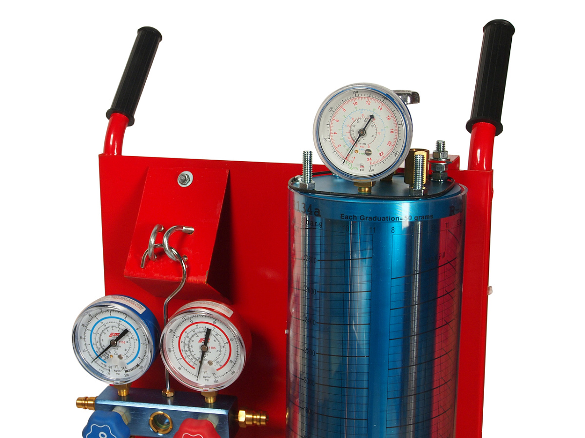 Устройство для заправки автокондиционера хладагентом R-134а JTC-1224 фото 4