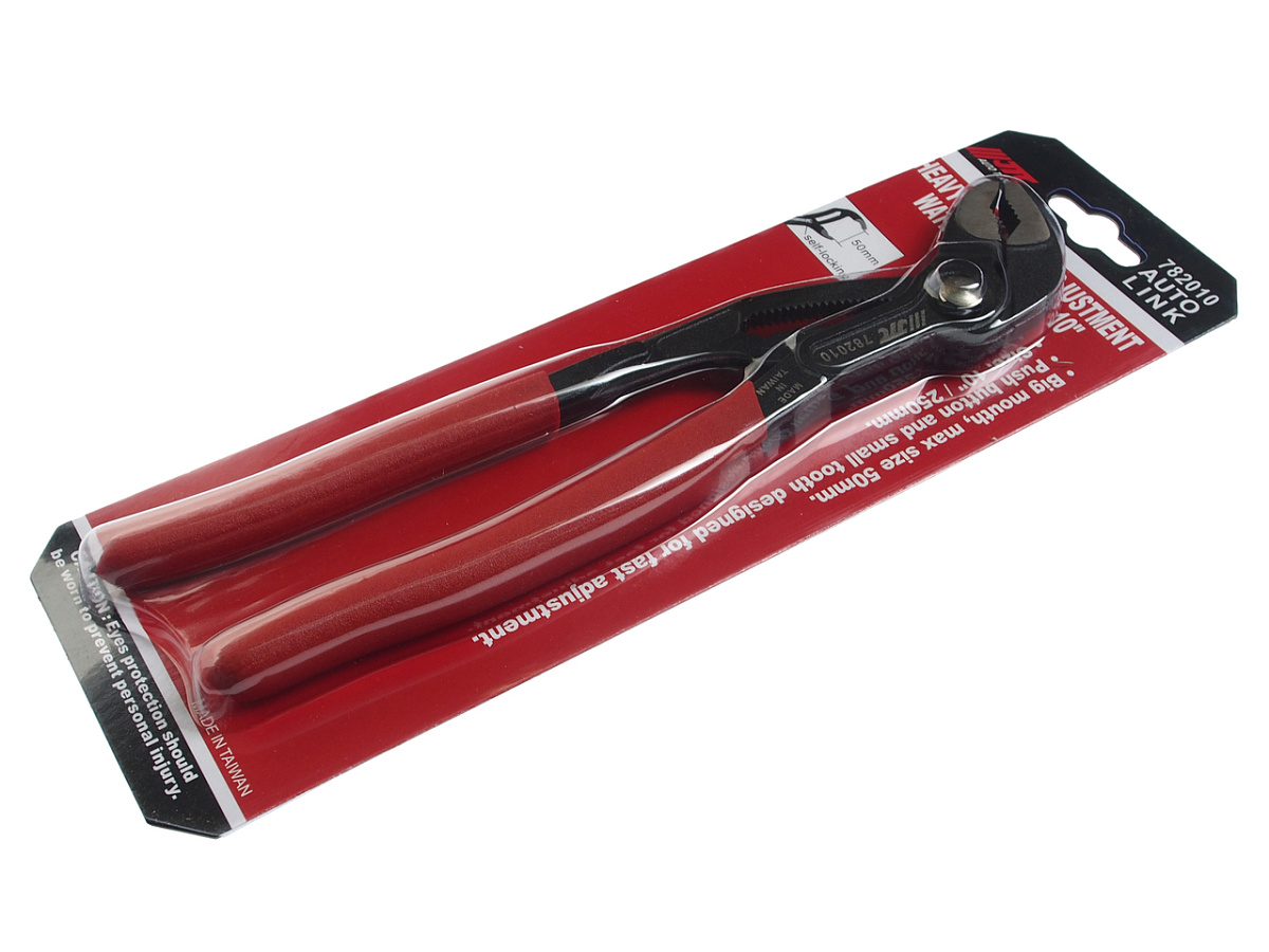 Клещи переставные 250мм 10" захват 50мм с кнопочным фиксатором JTC фото 3