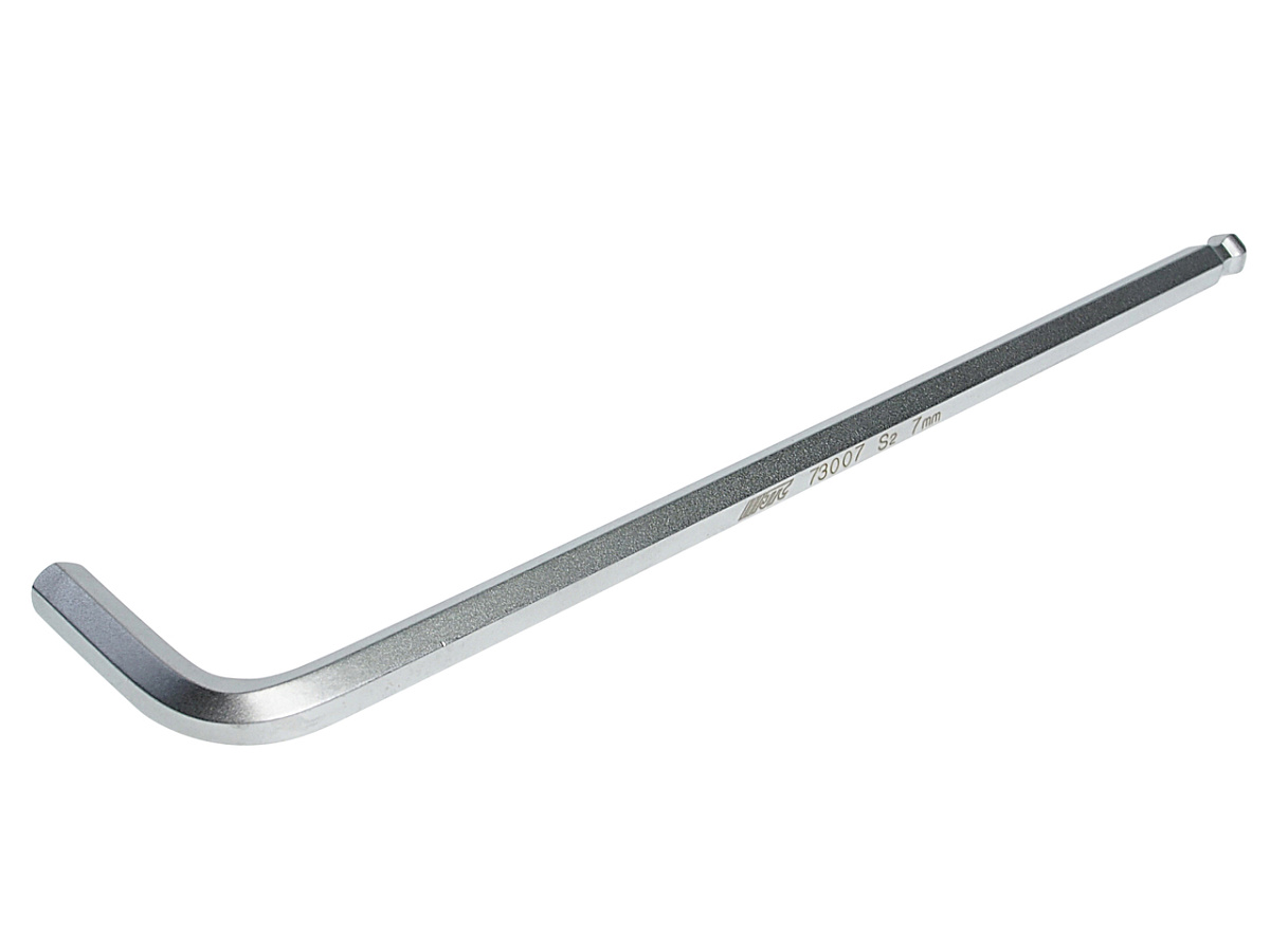 Ключ HEX Г-образный H7 экстрадлинный с шаром L=190мм JTC фото 1