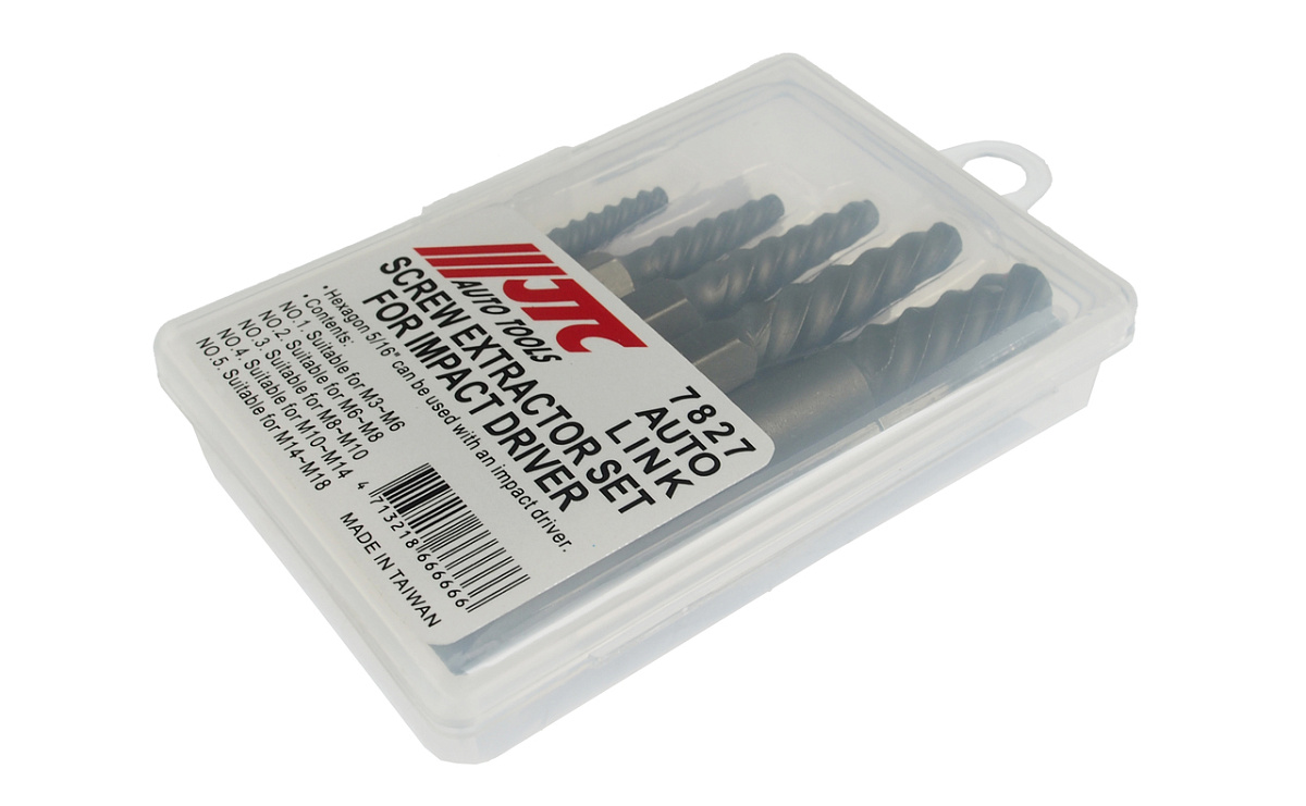 Набор экстракторов 5/16хМ3-М18 5 предметов JTC фото 2