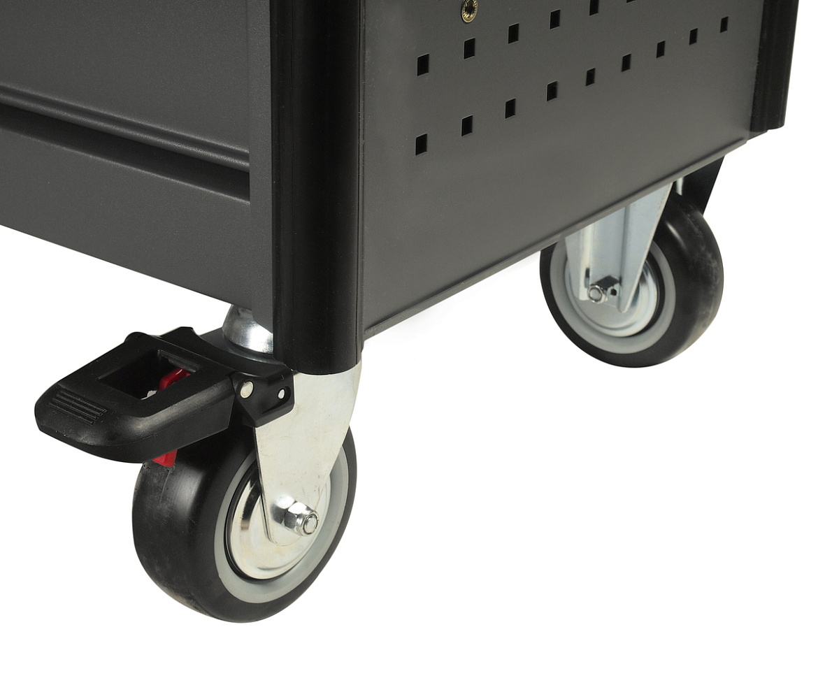 Тележка инструментальная 7 ящиков с полкой для тары JTC-5637 JTC JTC-5021 фото 5